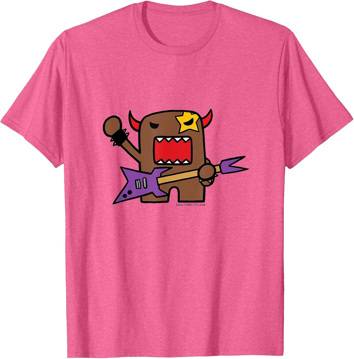 Domo Rocker T-Shirt - Pink Heather