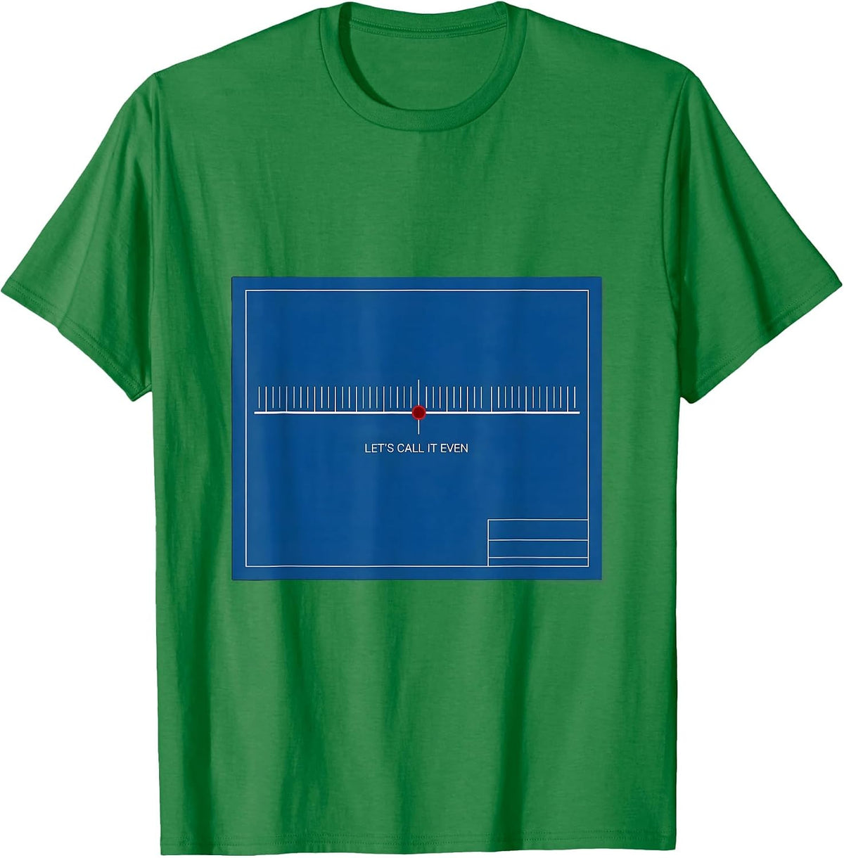 Men's Let's Call It Even Funny Math Teacher Student Humor T-Shirt - Kelly Green