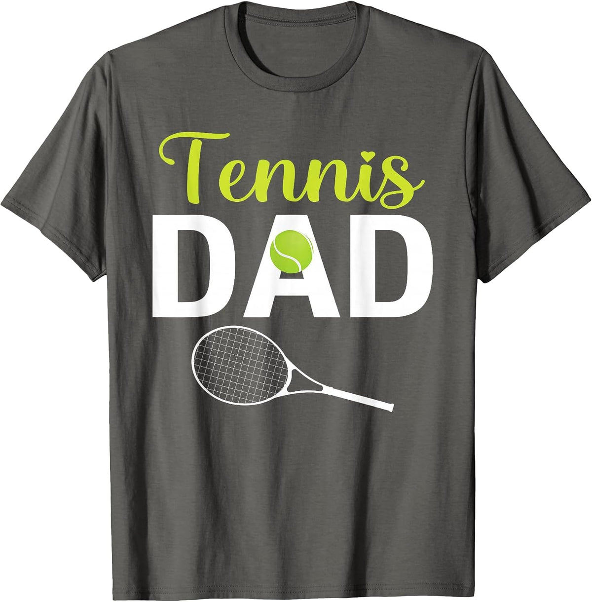 Tennis Dad T-Shirt - Asphalt Grey