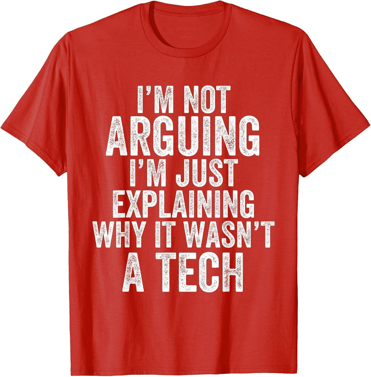 Sarcastic Basketball Player Argument Referee Technical Foul T-Shirt - Red