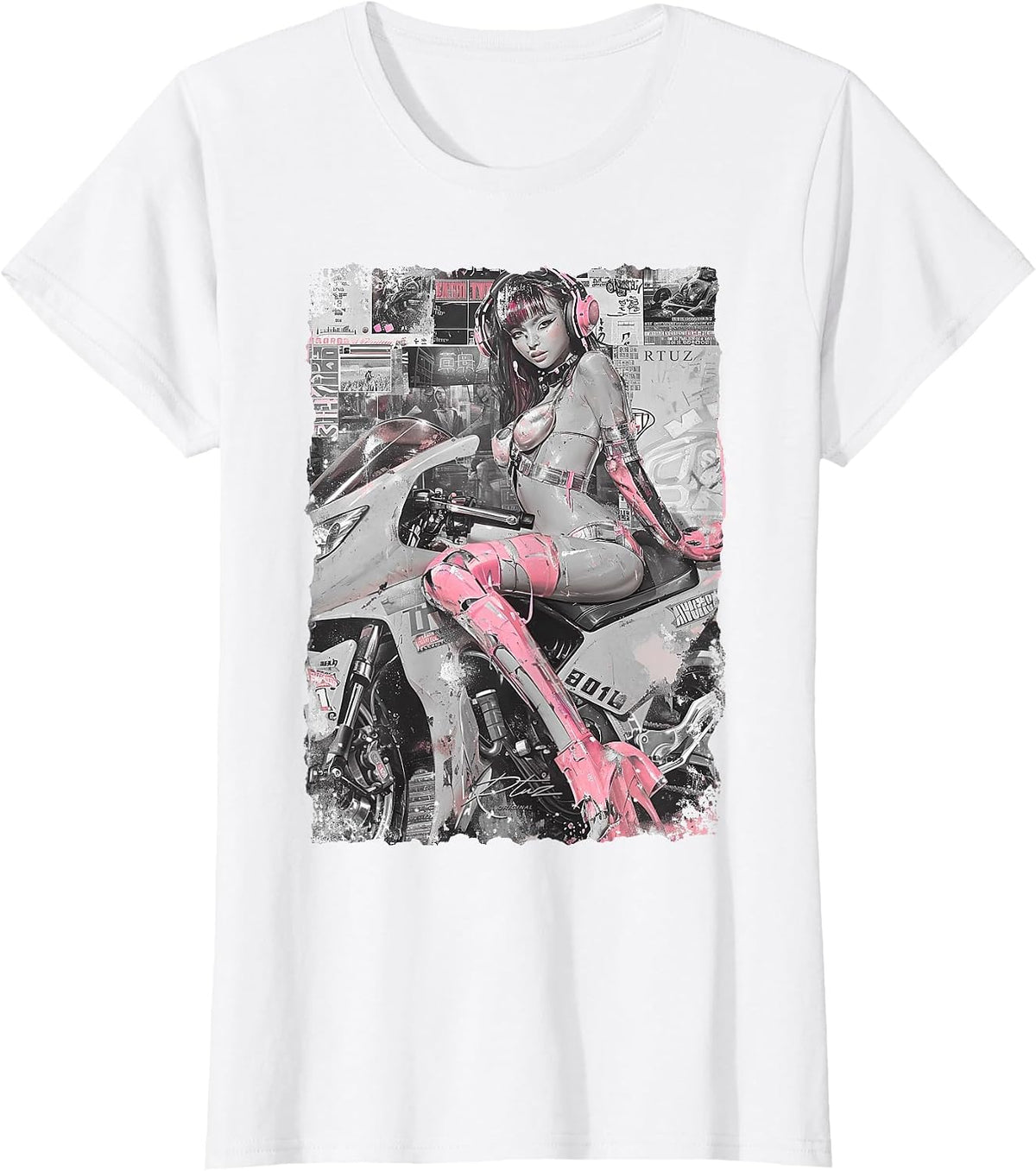 Supersport Bike Superbike Racing Motorbike Racing Motorcycle T-Shirt - White