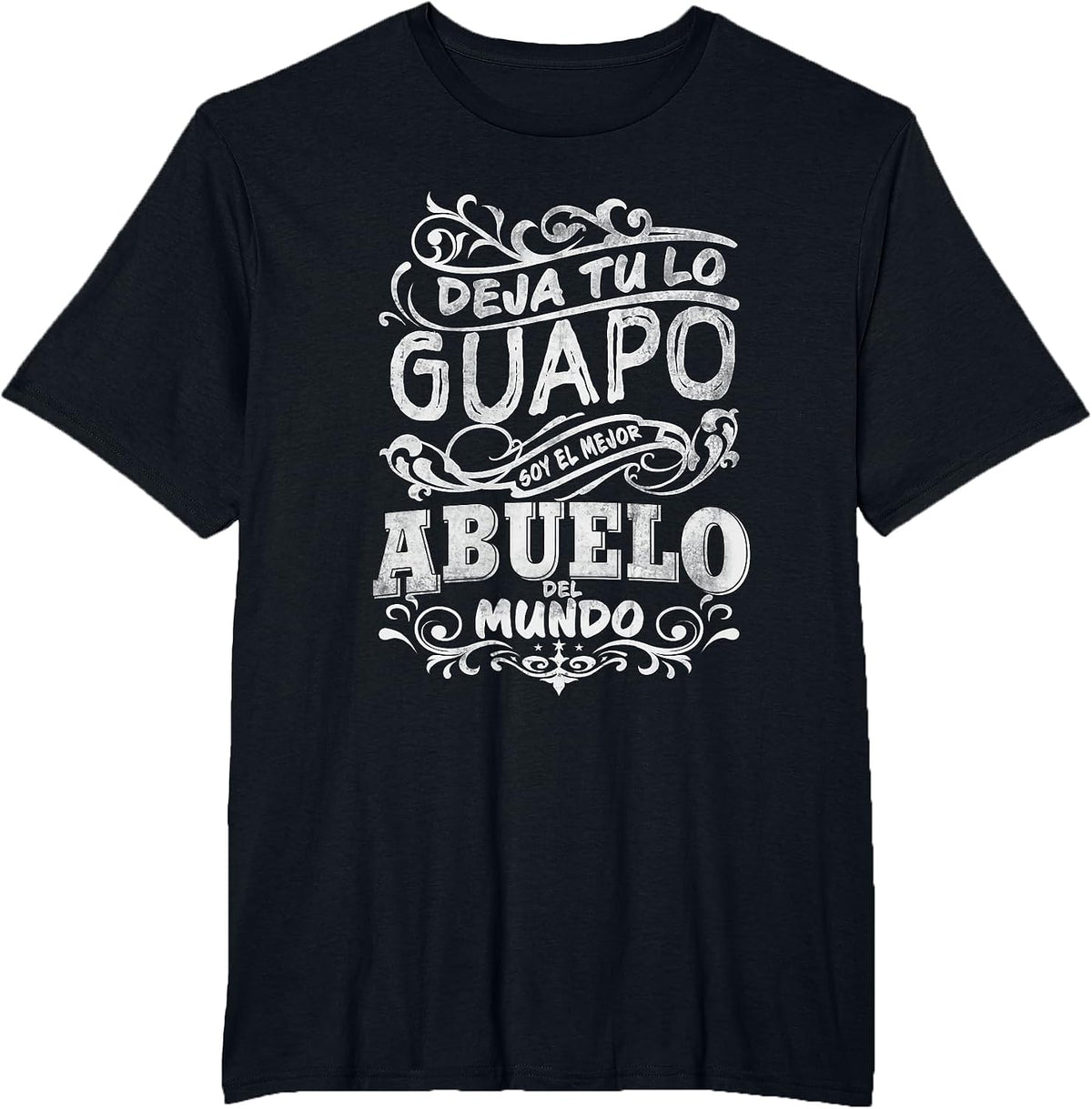 Camisa de Hombre Mejor Abuelo del Mundo para Dia del Padre T-Shirt - Black
