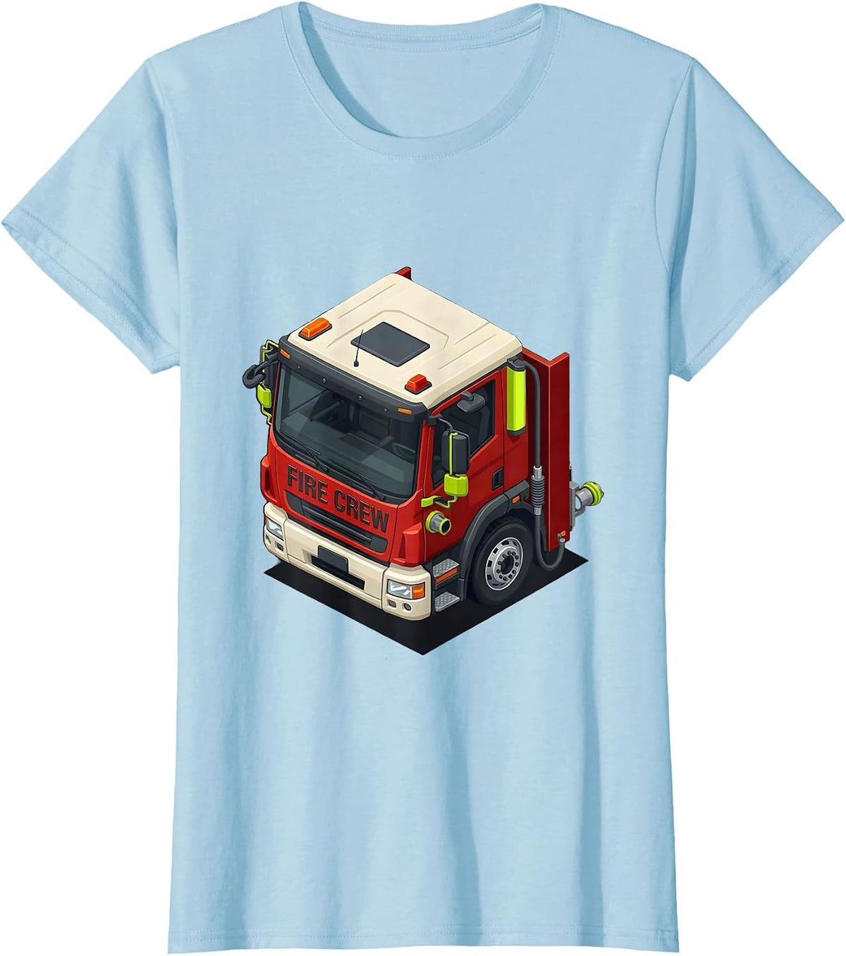 Fire Crew Funny Firefighter Humor Fireman Gift T-Shirt - Baby Blue