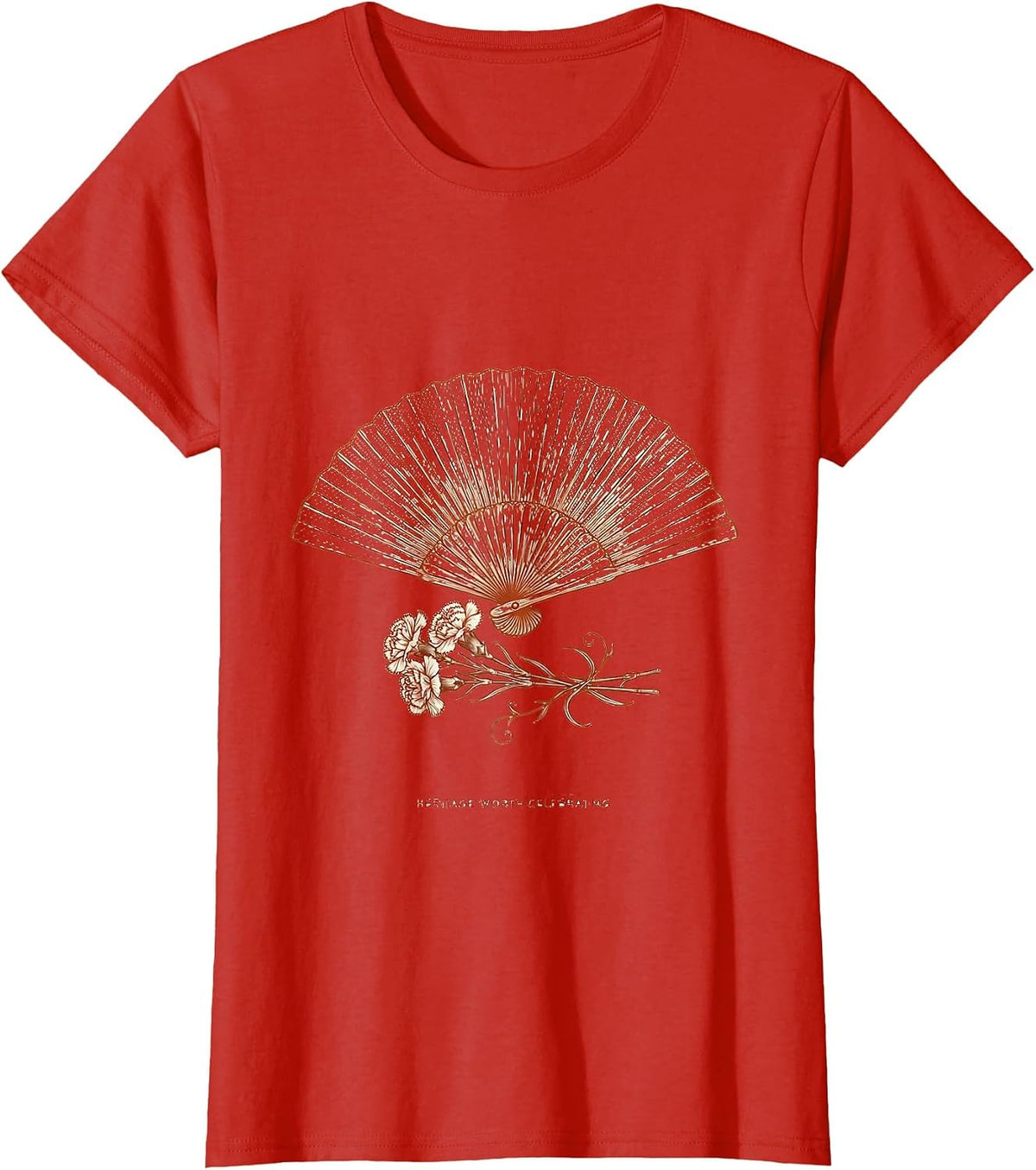 Women's Heritage Worth Celebrating Spanish Heritage Design T-Shirt - Red