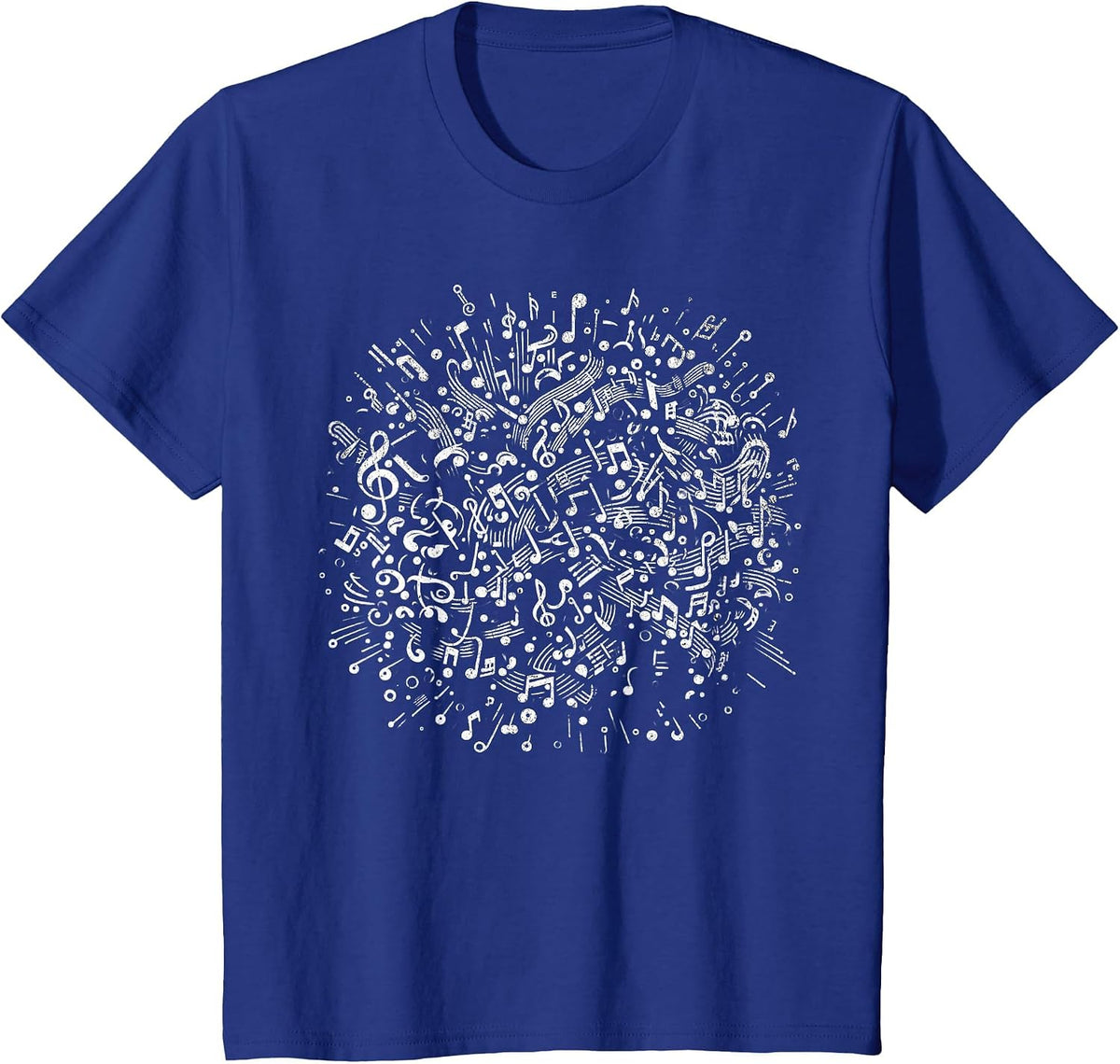 Musician Music Notes T-Shirt - Royal Blue