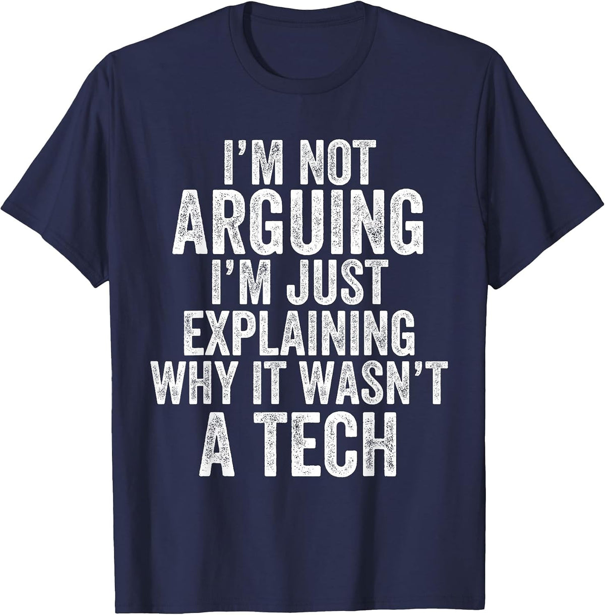 Sarcastic Basketball Player Argument Referee Technical Foul T-Shirt - Navy Blue