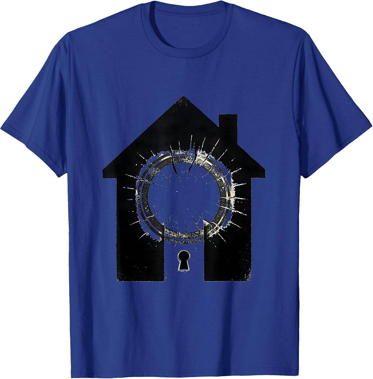 Men's Stamp on Door Realtor Humor Real Estate Agent Gift T-Shirt - Royal Blue