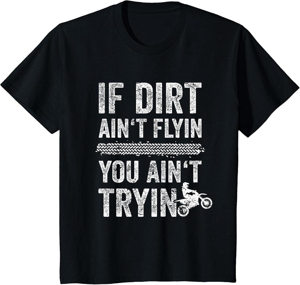 Funny Pun Dirt Bike Clothes Rider Stuff MX Motocross T-Shirt - Black