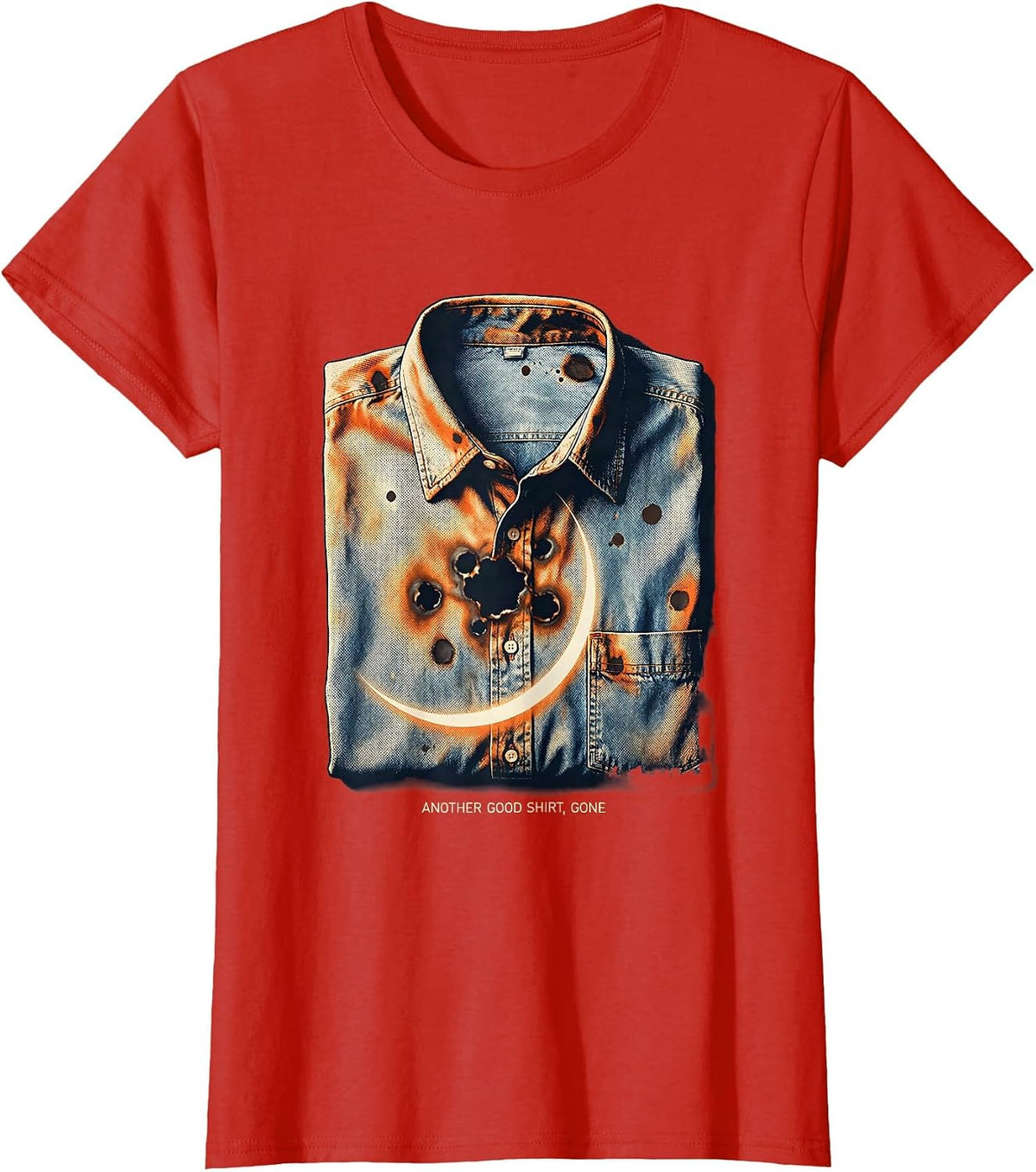 Another Good Shirt, Gone Funny Welder Trade Humor T-Shirt - Red