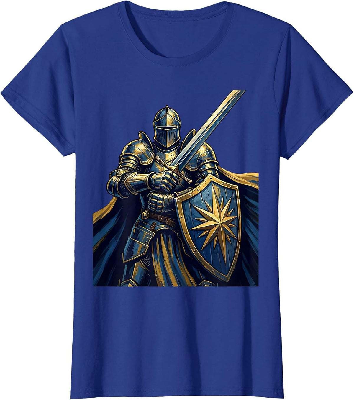 Women's 21st Birthday Triumphant Knight Graphic T-Shirt - Royal Blue