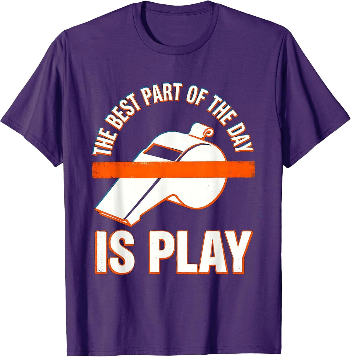 The Best Part Of The Day Is Play Funny PE Teacher Humor T-Shirt - Purple