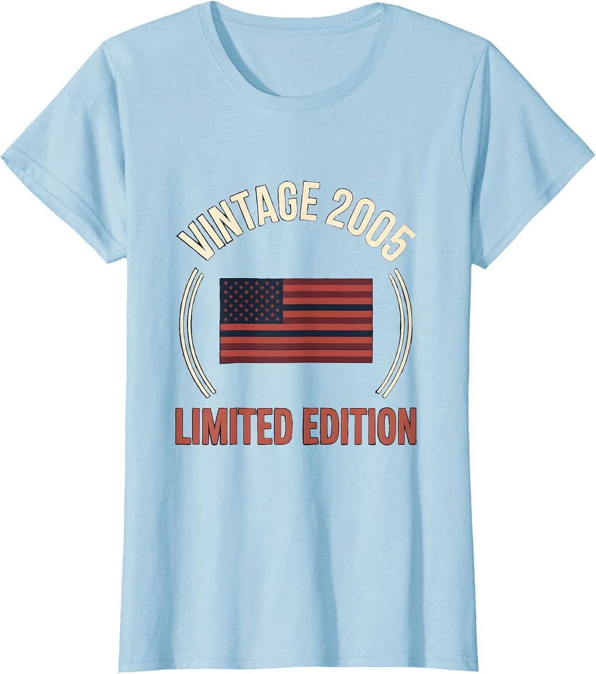 Women's Vintage 2005 Limited Edition Stamp 21st Birthday Gift Men T-Shirt - Baby Blue