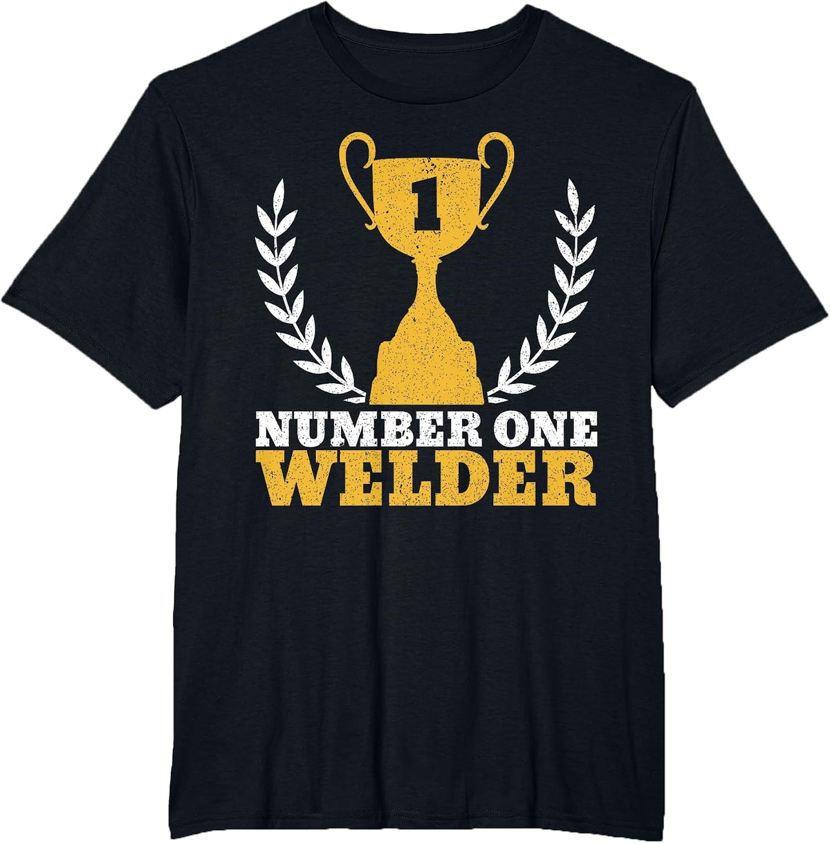 Number One Welder Welding T-Shirt - Black