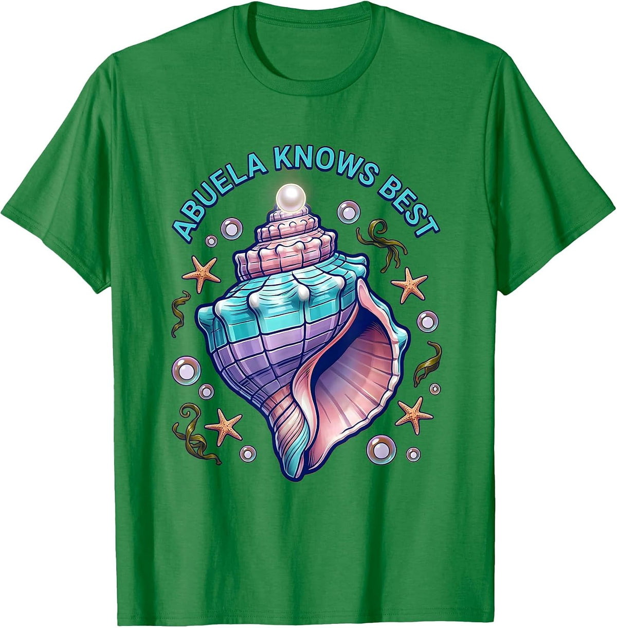 Men's Abuela Knows Best Mexican Heritage Design T-Shirt - Kelly Green
