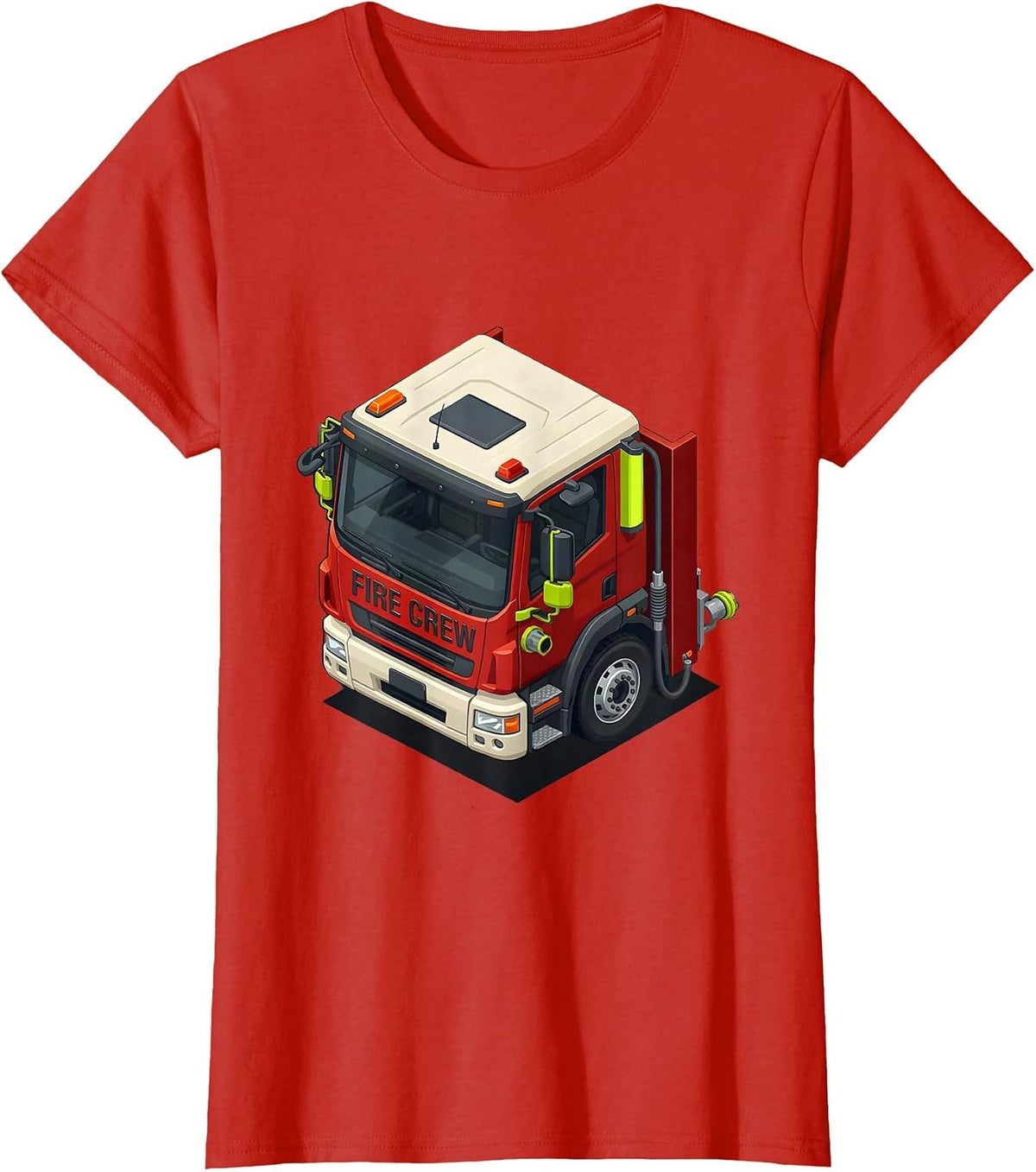Fire Crew Funny Firefighter Humor Fireman Gift T-Shirt - Red