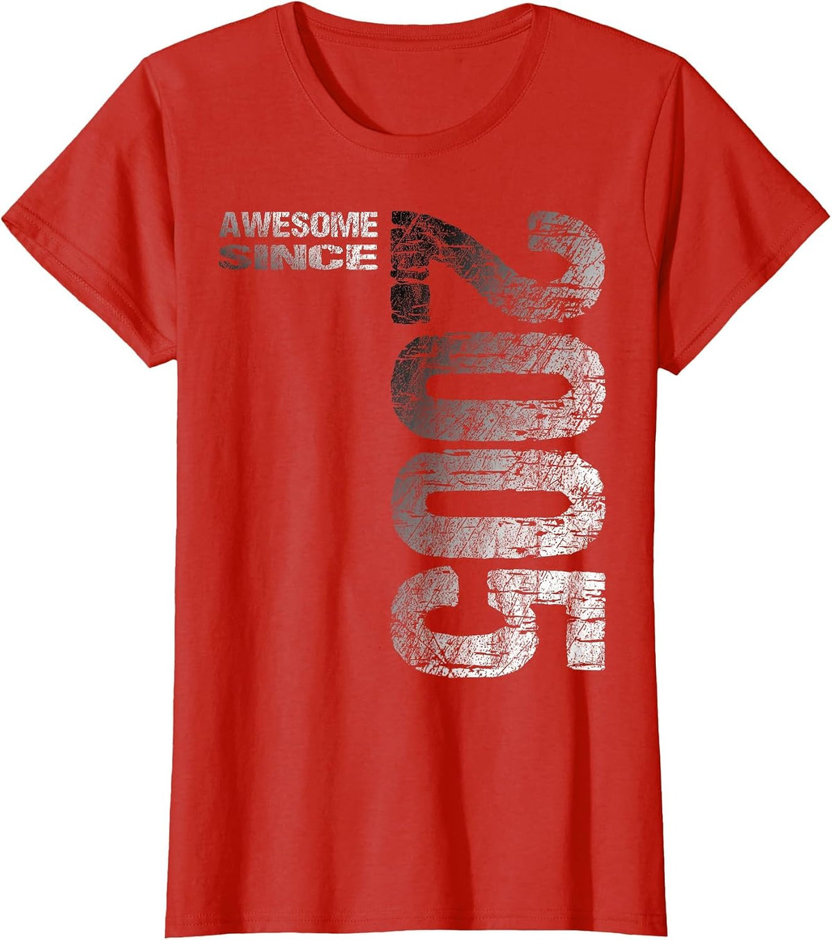 Awesome Since 2005 21th Birthday T-Shirt - Red