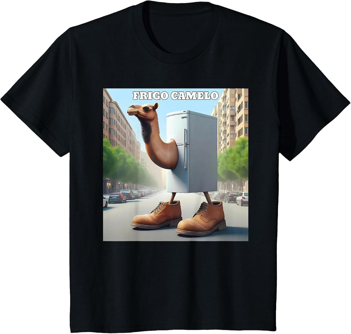 Frigo Camelo Camel Meme T-Shirt - Black