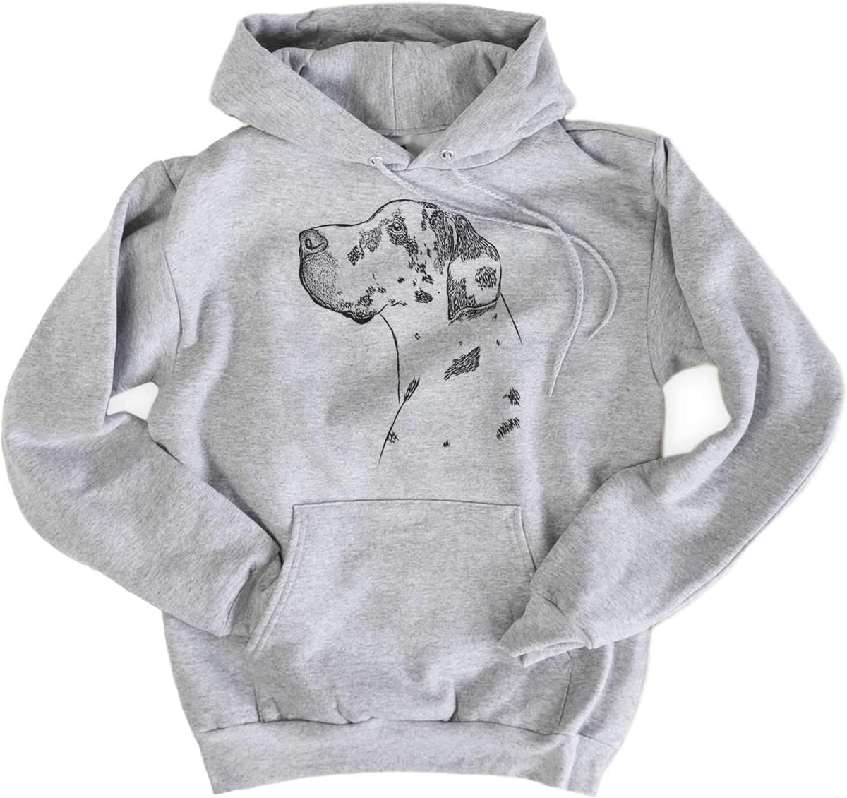 Inkopious Great Dane Profile Triblend T-Shirt - Unisex Pullover Hoodie Sweatshirt