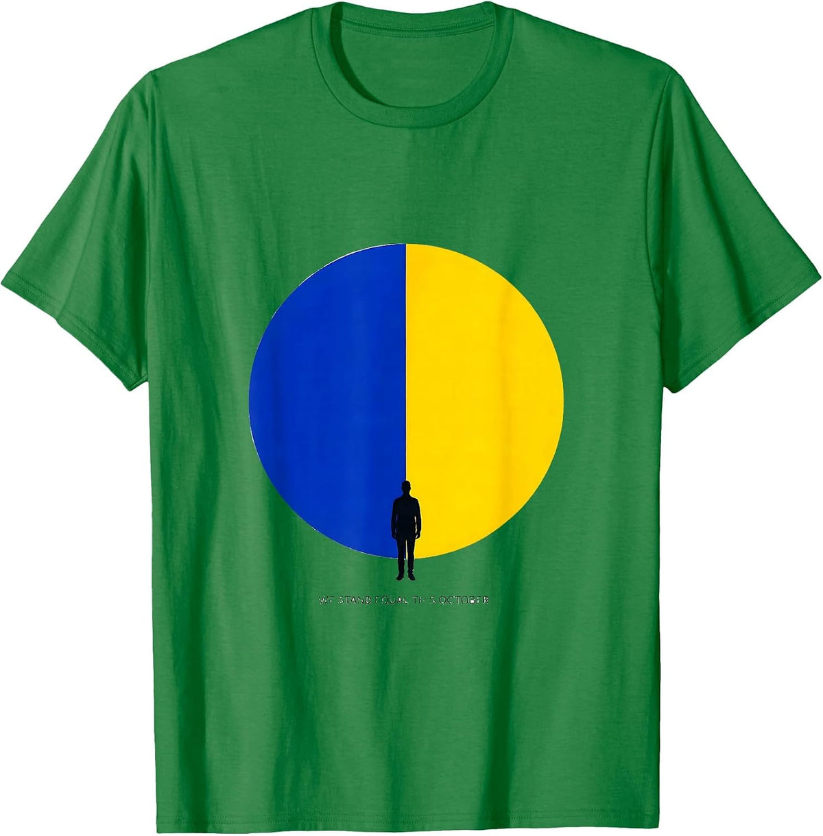 Men's We Stand Equal This October Down Syndrome Awareness Support T-Shirt - Kelly Green