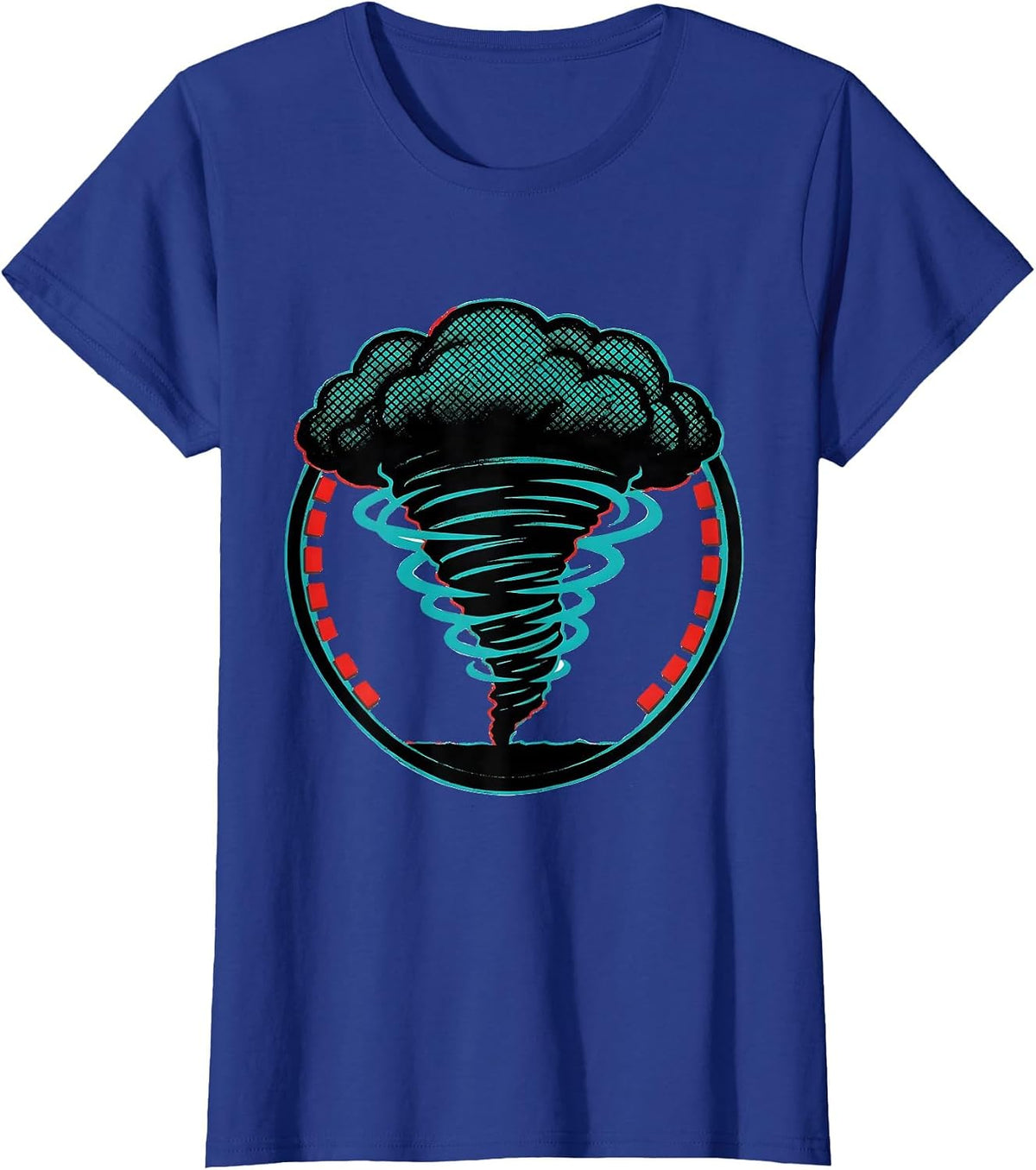 Women's Radar Signature Tornado Chaser Meteorology Enthusiast T-Shirt - Royal Blue