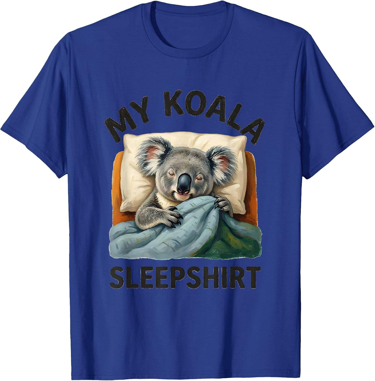 My Koala Sleepshirt Cute Animal Lover Storybook Pajama T-Shirt - Royal Blue