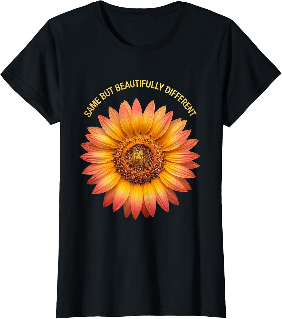 Same But Beautifully Different Down Syndrome Awareness T-Shirt - Black