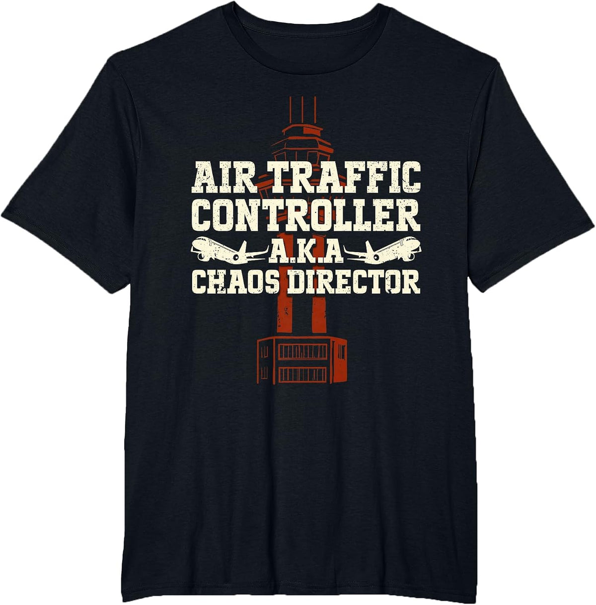Funny Air Traffic Controller ATC T-Shirt - Black