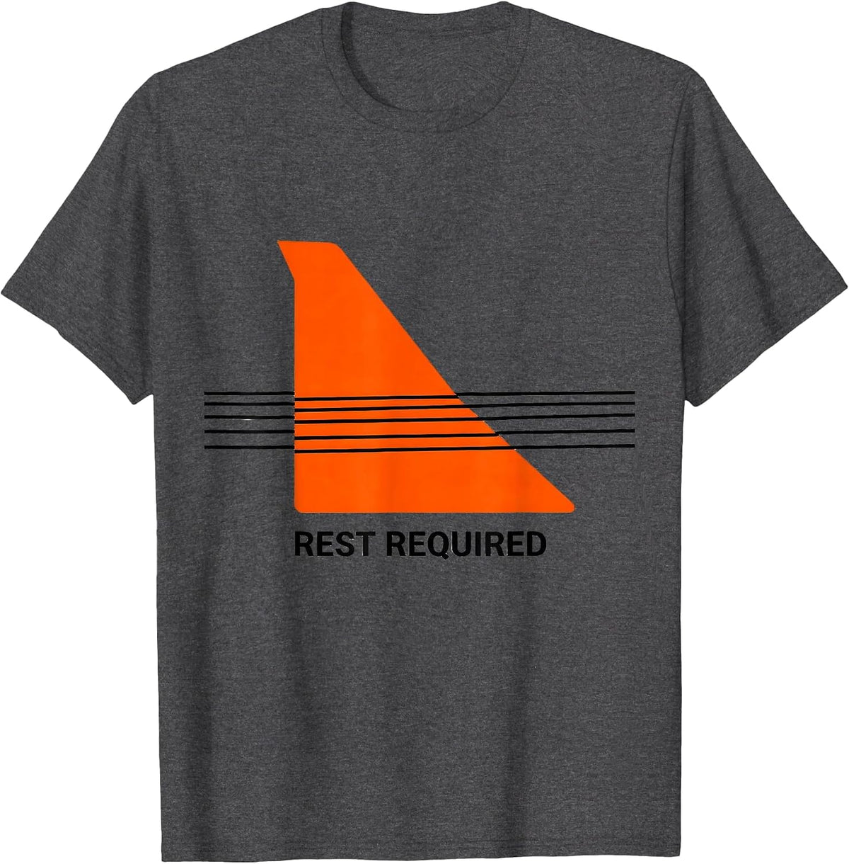 Rest Required Funny Music Lover Gift Musicians Teacher Humor T-Shirt - Dark Heather Grey