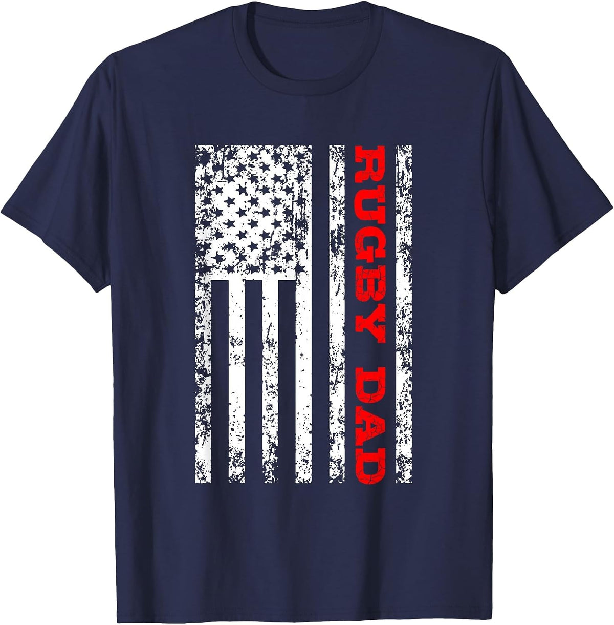 Rugby Dad T-Shirt - Navy Blue
