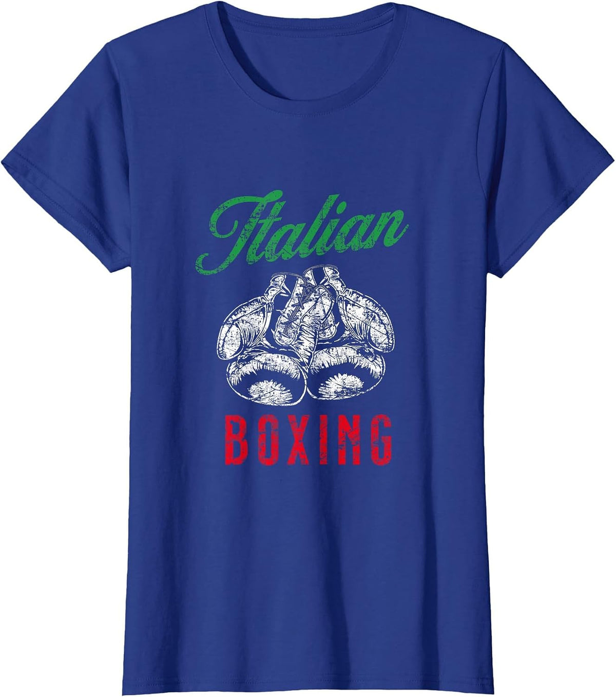 Italian Boxing - Funny Boxing T-Shirt - Royal Blue