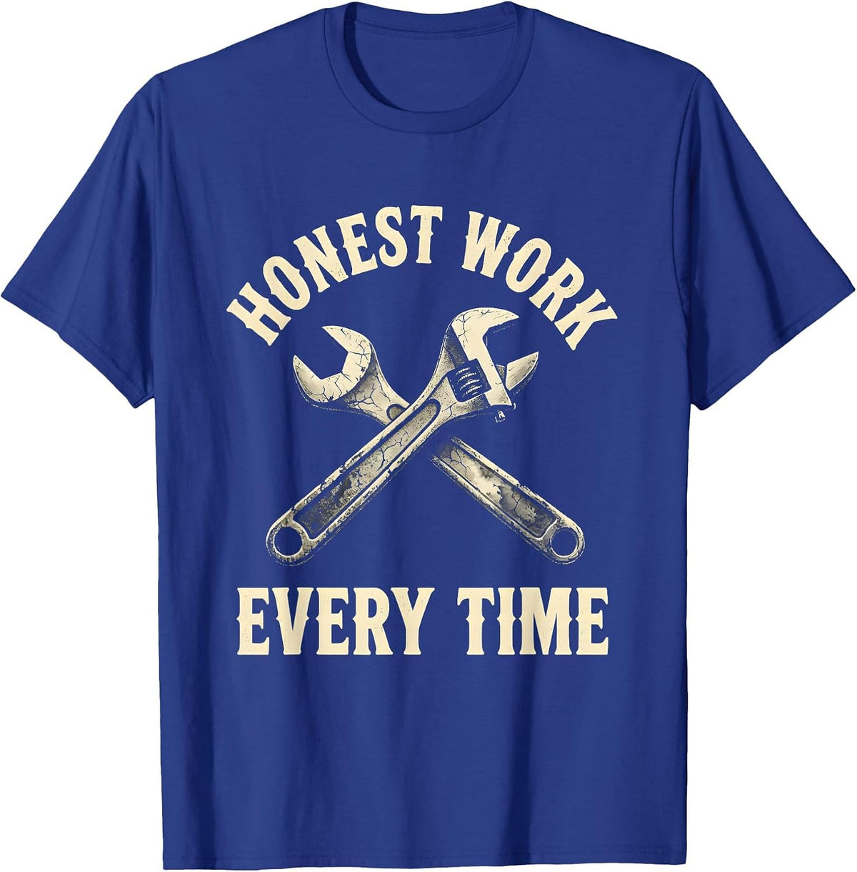 Men's Valley Forge Automotive Honest Work Every Time T-Shirt - Royal Blue