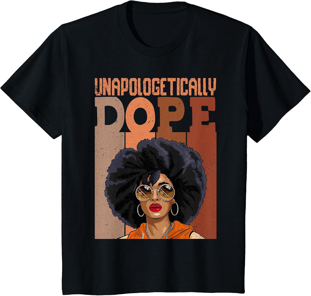 Black Women Unapologetically-Dope Juneteenth Black History T-Shirt - Black