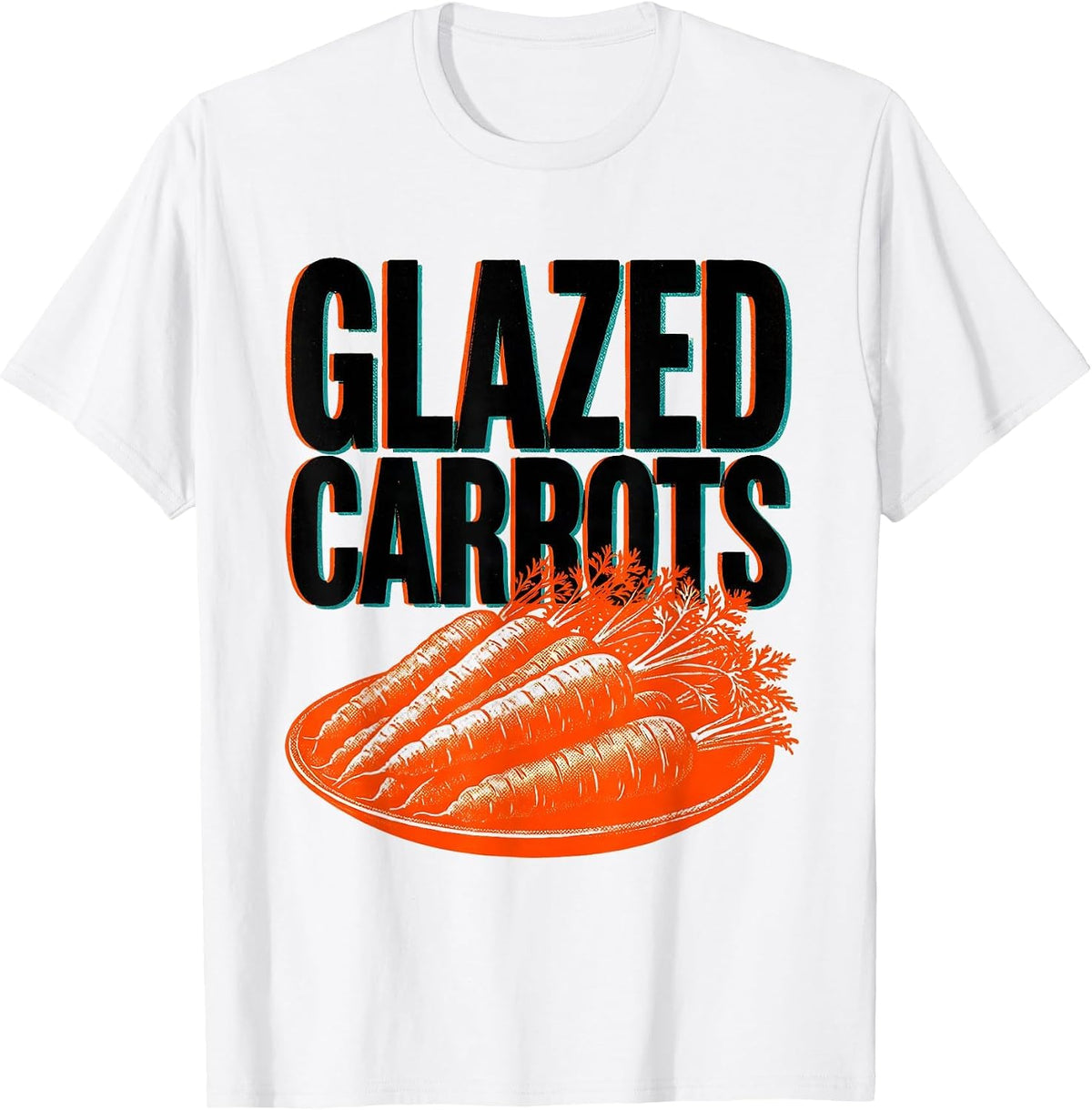 Men's Glazed Carrots Bootleg 90's Rap Rock Vintage Funny T-Shirt - White