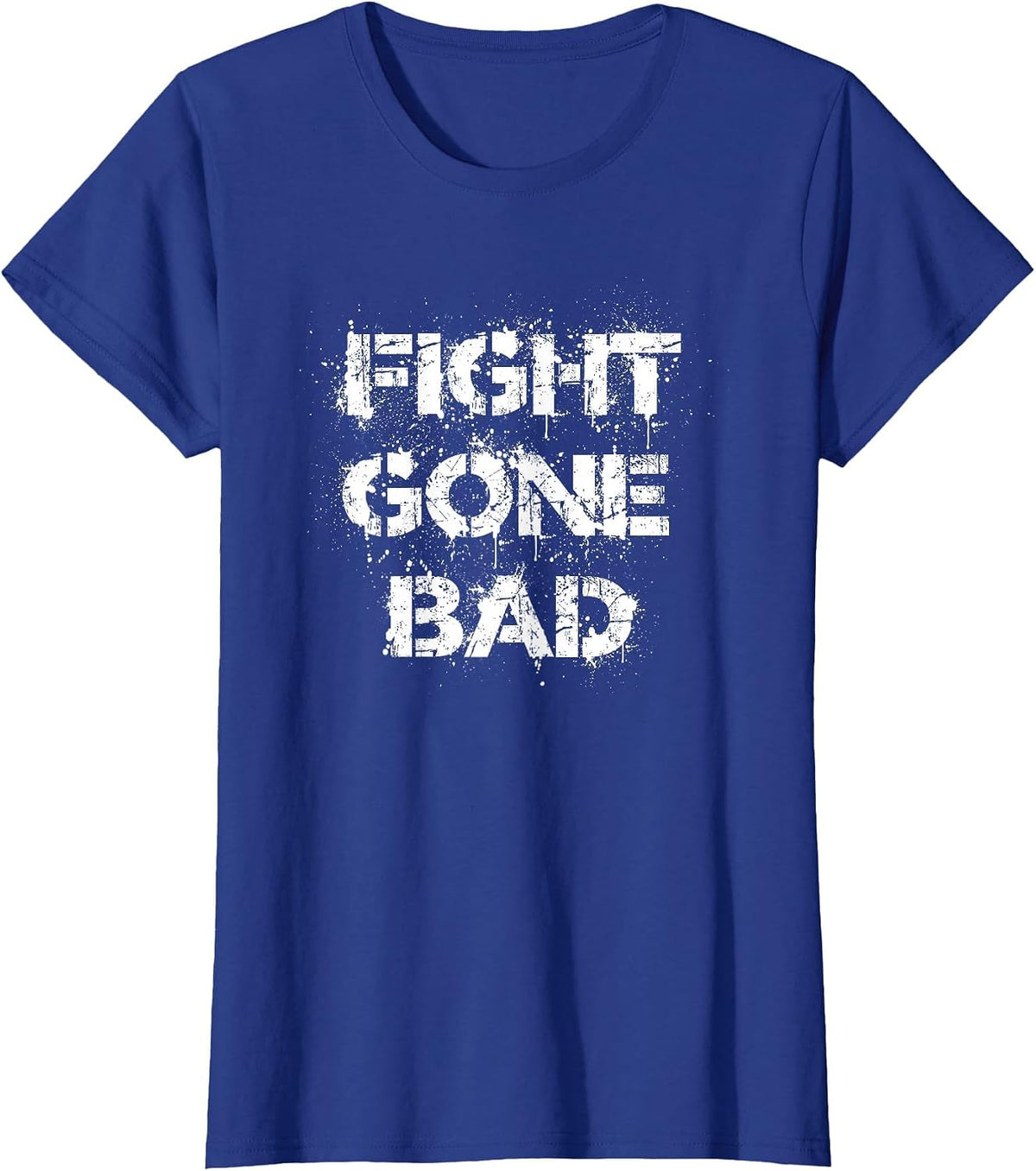 Fitness WOD Battle Got Wrong Workout Cross Training T-Shirt - Royal Blue