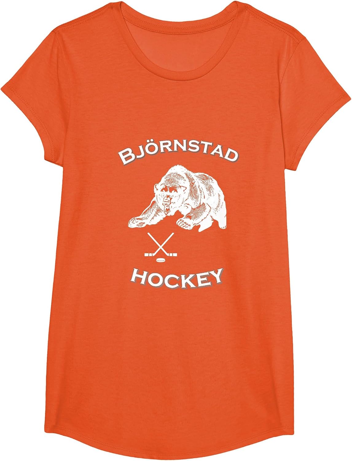 Beartown Ice Hockey T-Shirt - Girls Orange