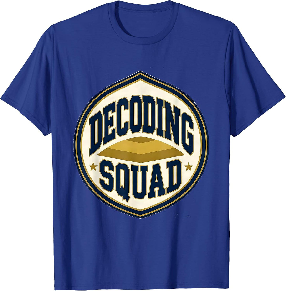 Decoding Squad Structured Literacy Phonics Teacher Reading T-Shirt - Royal Blue