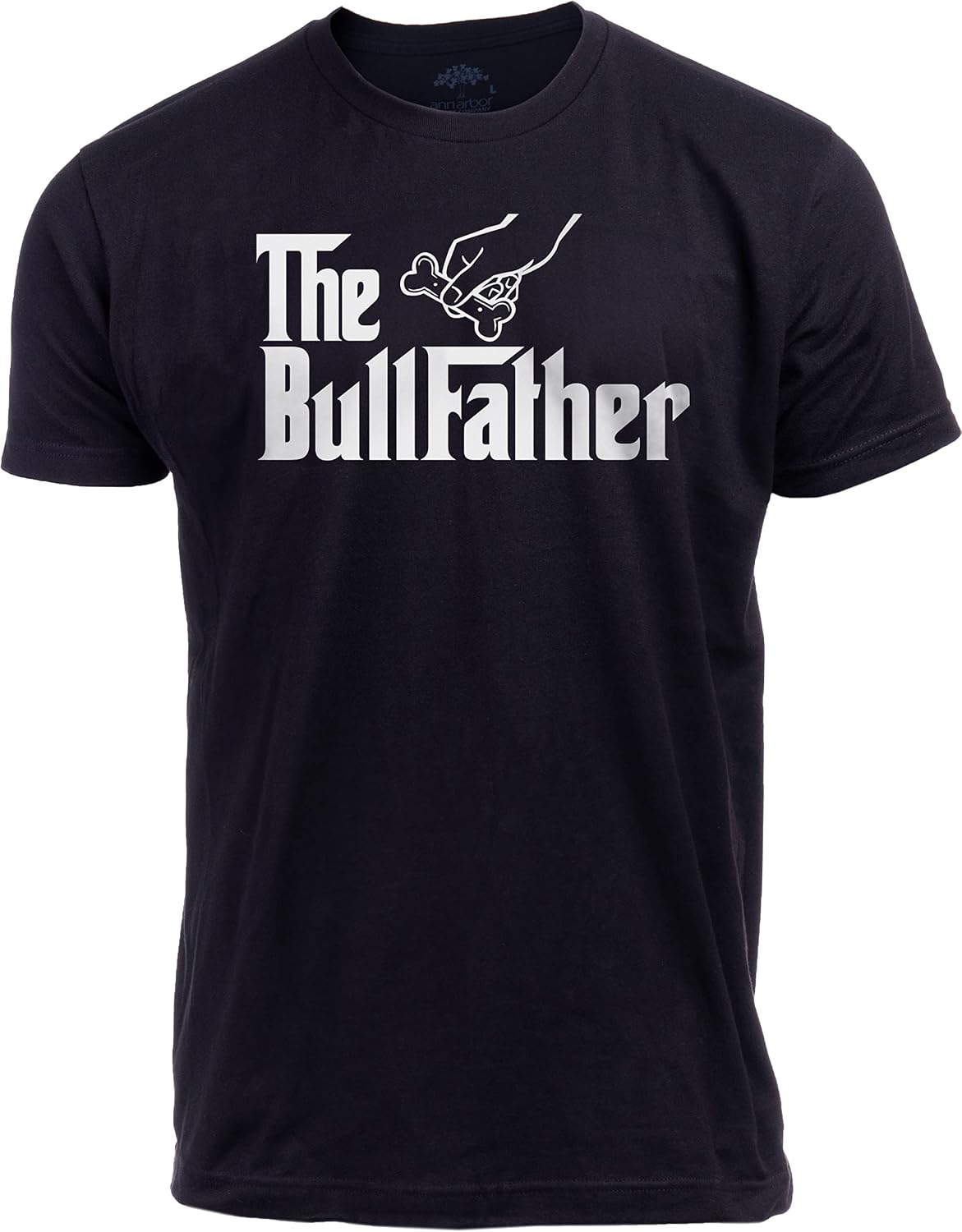 The Dogfather - Dog Father Dad Owner Funny Cute Pup Doggo Tee Fun Pet Humor Daddy T-Shirt for Men - Bulldog