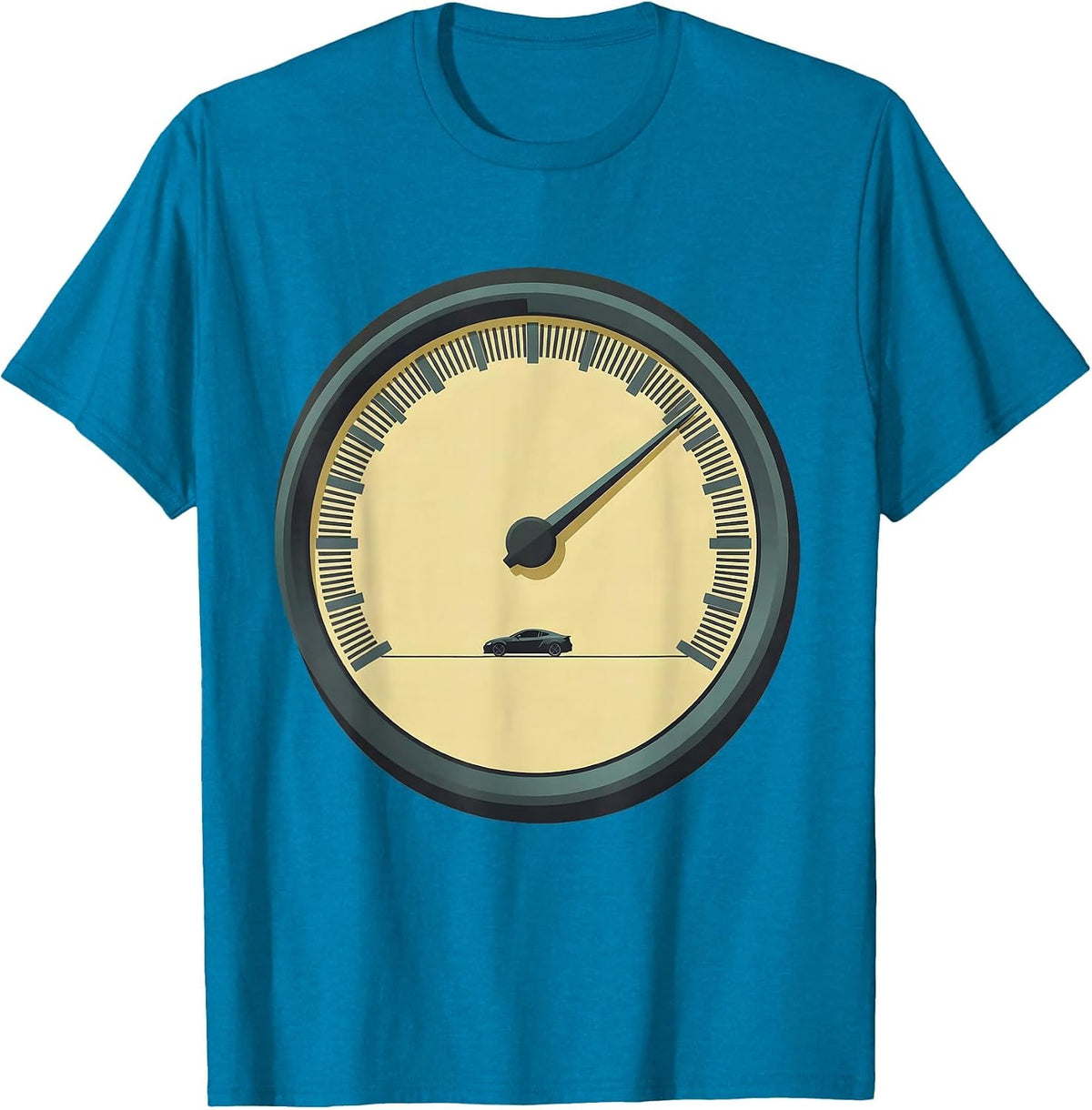 Odometer Dial Storm Chaser Tornado Enthusiast Humor T-Shirt - Sapphire Blue