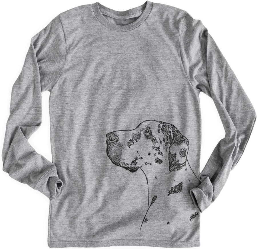 Inkopious Great Dane Profile Triblend T-Shirt - Unisex Unisex Long Sleeve