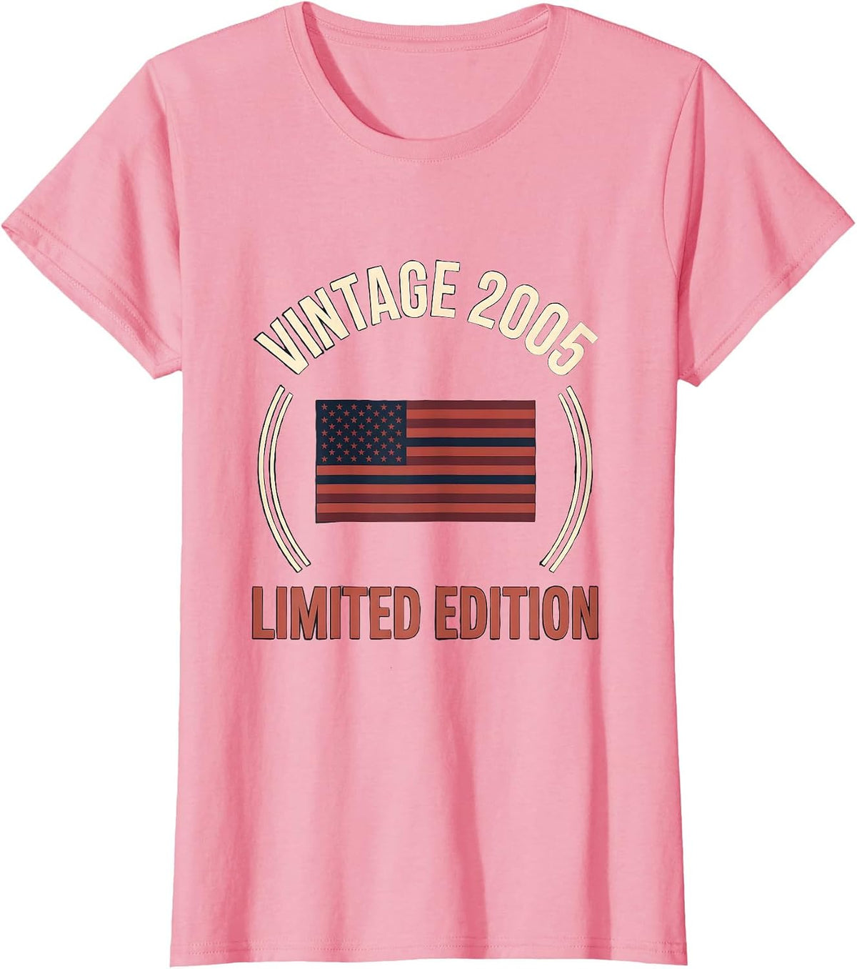 Women's Vintage 2005 Limited Edition Stamp 21st Birthday Gift Men T-Shirt - Pink