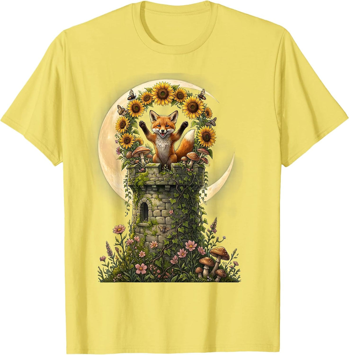 Men's Down Syndrome Awareness Climbing Champion Design T-Shirt - Lemon Yellow