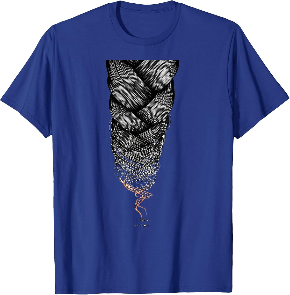 Men's Rope Out Funny Storm Chaser Tornado Meteorology Humor T-Shirt - Royal Blue