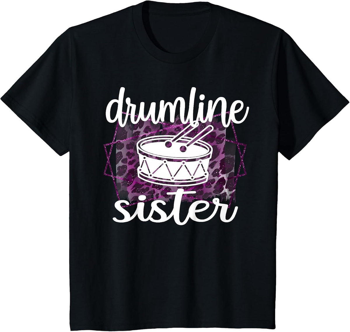 Best Drumline Sister Drumline Sis T-Shirt - Black