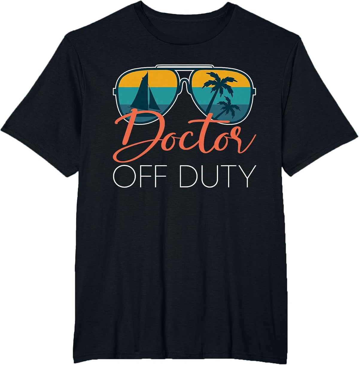 Doctor Off Duty Shirt Doctor Off Duty Tshirt Medic Student T-Shirt - Black