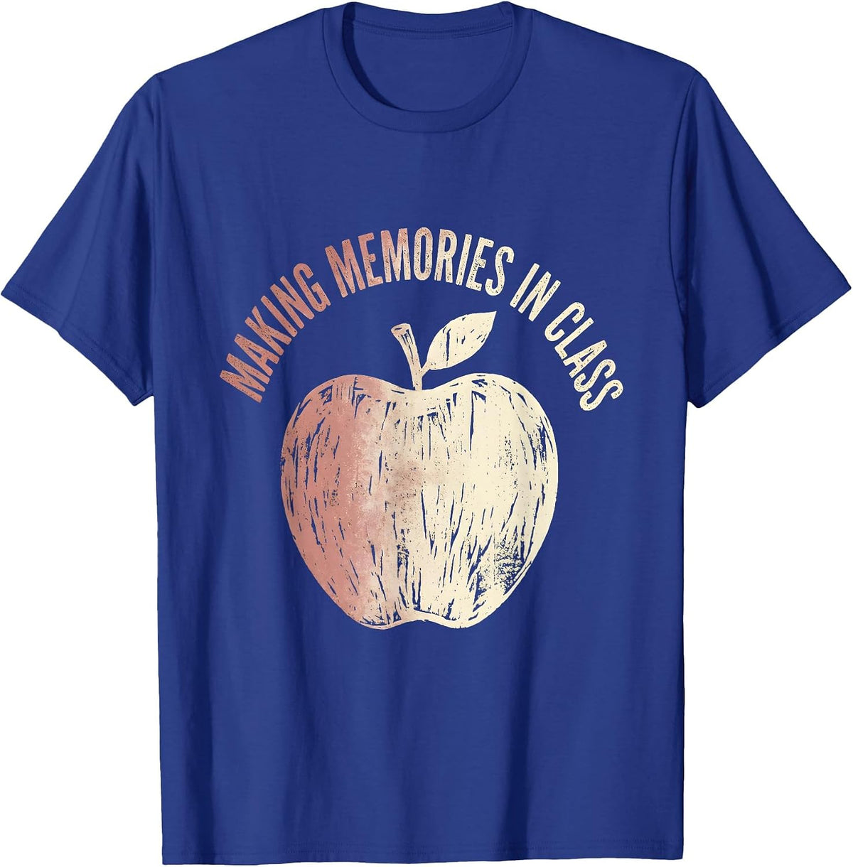 Making Memories In Class 5th Grade Teacher T-Shirt - Royal Blue