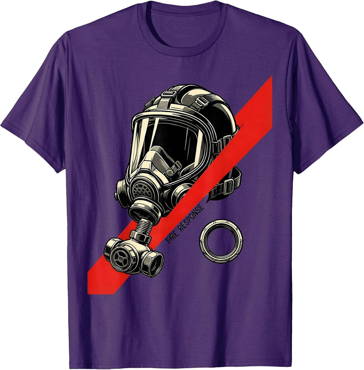 Fire Response Constructivist Firefighter Humor Pride Gift T-Shirt - Purple