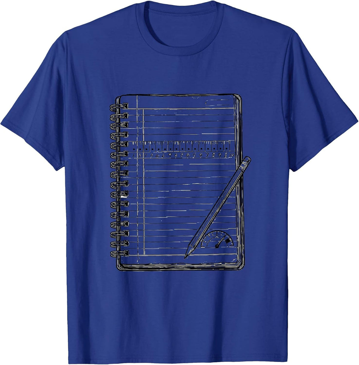 Men's Spiral Logbook Page Ham Radio Operator Hobbyist Humor T-Shirt - Royal Blue