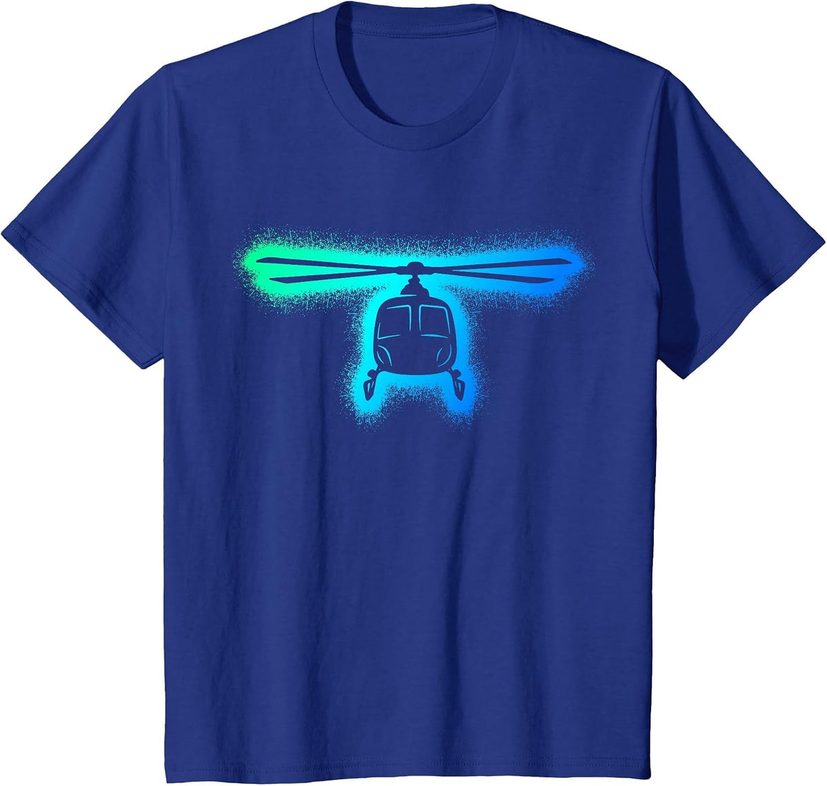 Helicopters Aviation Kids Men Boys Helicopter Pilot T-Shirt - Royal Blue