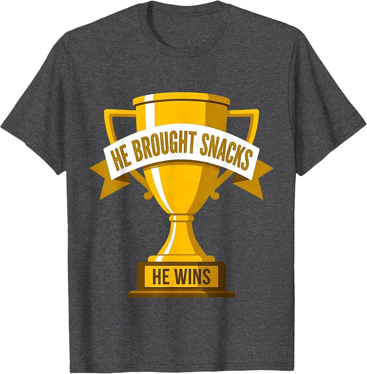My Son In Law Is My Favorite Child Funny Design T-Shirt - Dark Heather Grey