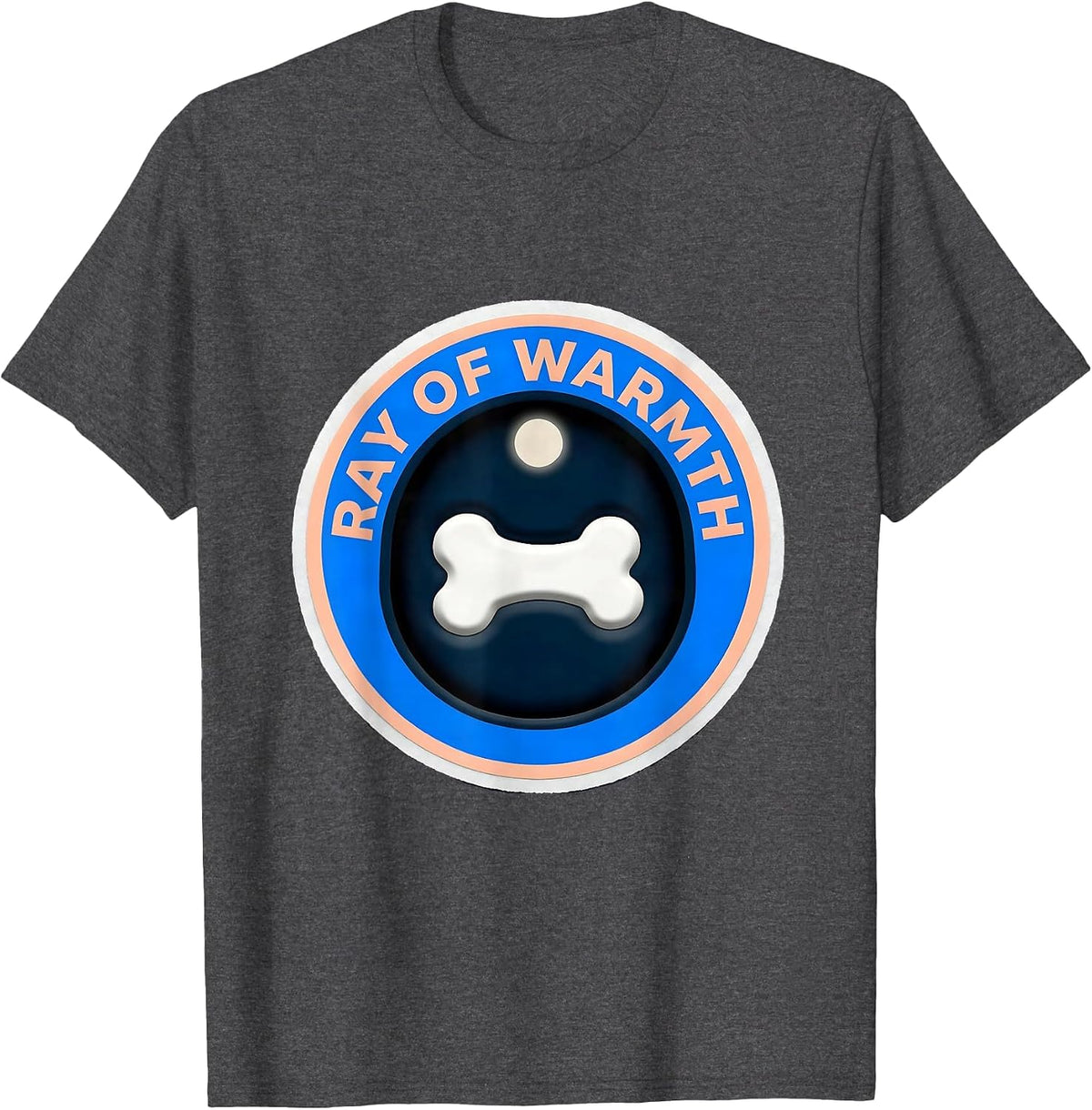 Ray of Warmth Funny Radiologic Technologist X-ray Tech Gift T-Shirt - Dark Heather Grey